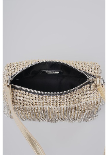 Ççs Kadın 17769 Omuz Askılı El Çantası Altın