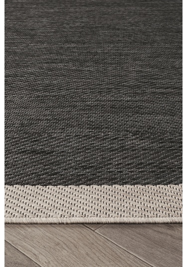 Sisalux 3089 Antrasit Sisal Dokuma Jüt Kilim Hav Toz Vermez Halı Salon Mutfak Oturma Odası Halısı Antrasit