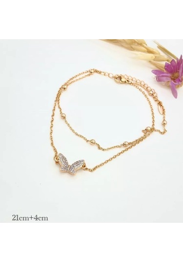 Xuping Tıbbi Alaşımdan Bacak Bilekliği 226665029 Altın