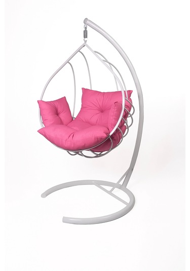 Damla Salıncak - Armut Salıncak Beyaz Beyaz Pembe