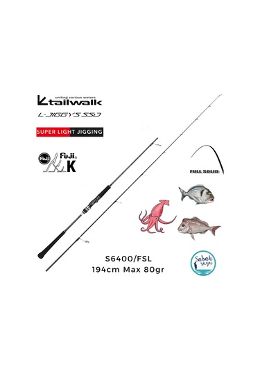Tailwalk Ssd L-jiggys S6400/fsl 1.94mt Max 80gr S2p Light Jigging Kamış
