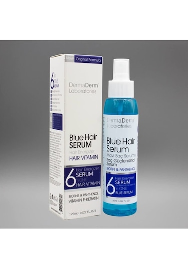 Dermaderm Saç Dökülmesine Karşı Mavi Su Saç Güçlendirici Serum 125 ML