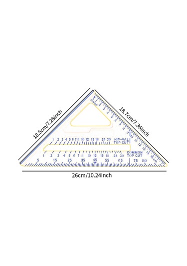 Suntek Tadilat Projeleri Için Marangozluk Üçgen Cetveli Pembe