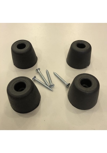 Mobilya Sandık Koltuk Puf Ayağı 3cm 4 Adet