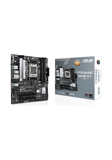 Asus Prime B650M-A II-CSM AMD B650 6400 MHz (OC) DDR5 Soket AM5 mATX Anakart