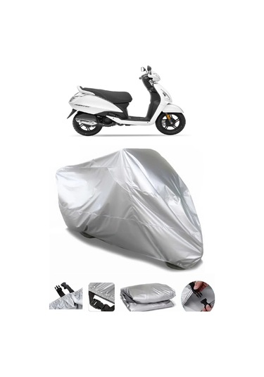 Tvs Jupiter Gri Motosiklet Brandası Kilit Uyumlu