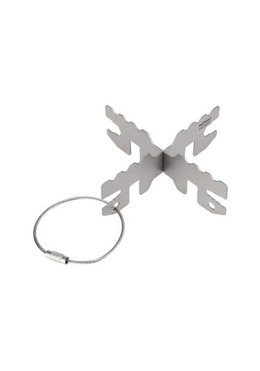 Ganzhoushop Titanyum Standı Soba Rafı Lixada-lixada Çapraz Alkol Açık,y8266-3 Ng Gümüş