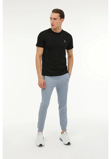 Lumberjack Ct102 0 Yaka Erkek Tshirt Siyah