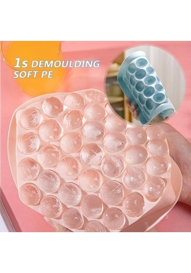 Mavi Buz Küpü Ev Yapımı Buz Hokeyi Kalıp Buz Kutusu 3d Yuvarlak Toplar Buz Kalıpları Ev Bar Partisi Buz Dıy Kalıpları Soğuk İçecek Araçları Mavi Mavi