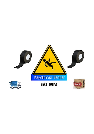 Merdiven Kaydırmaz Bant 50 Mm - Zemin Kaydırmaz Bant