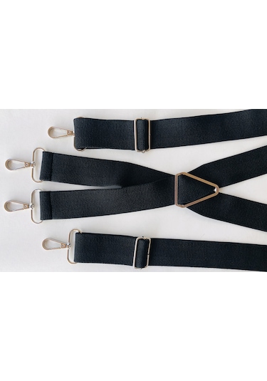 Siyah Kancalı Pantolon Askısı 4 Kancalı