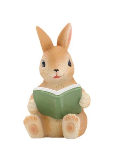 Pazly Suntek Küçük Hayvan Figürü Bahçe 4,5x4,5x6,5-cm-tavşanlar Lp