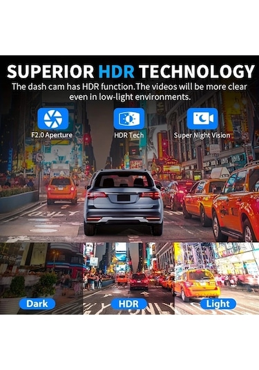 Willowhaven Annjıatuu Araç İçi Ve Ön Entegre Kayıt Cihazı Mod 2 1080p Ön 480p İç Döngü Kayıt