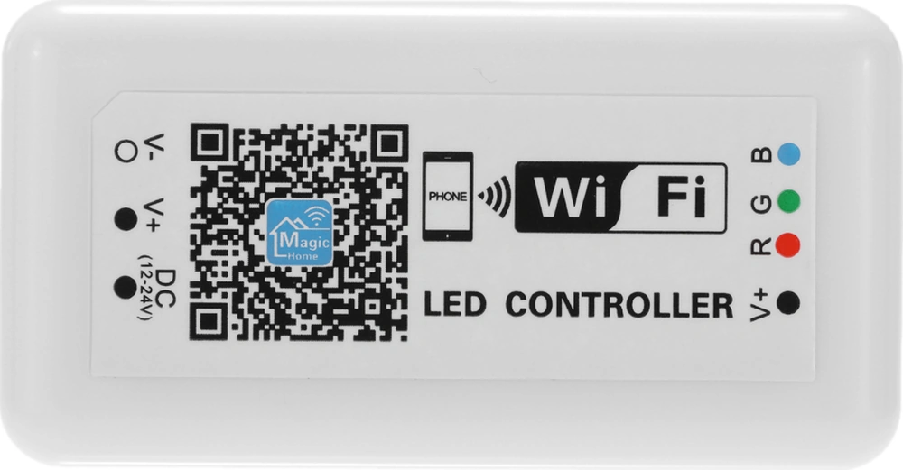 Youmex 12v-24v Rgb Wifi Kontrolör - İos/android Uyumlu, Akıllı App İle Renk, Müzik Ve Zamanlama Kontrolü, 50m Uzaklıkta Çalışır