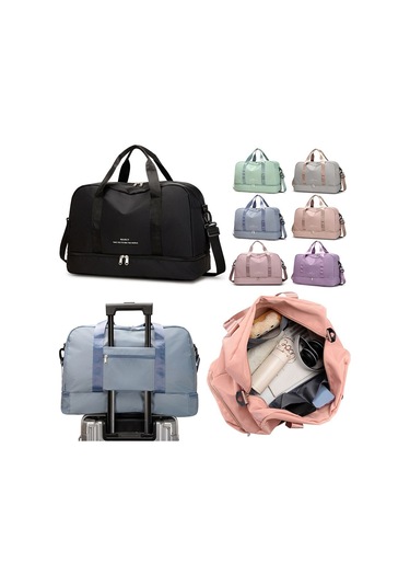 Kadınlar İçin Hafta Sonu Çantası, El Bagajı, Black Zhe Siyah Diğer