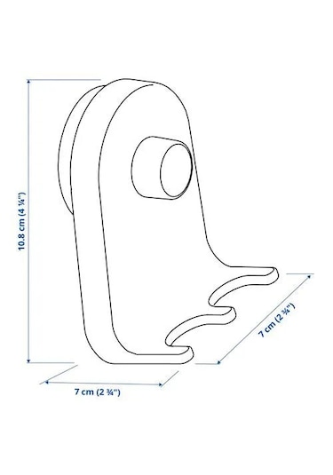 Ikea Öbonäs Vantuzlu Kanca 7x11 Cm Yeşil