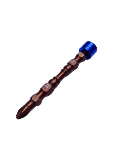 Çift Yönlü Z2 65mm S2 Çeliği Mıknatıs Uçlu Bits Uç 1 Adet Çelik Matkap Ucu Tornavida Ucu Vidalama Ucu