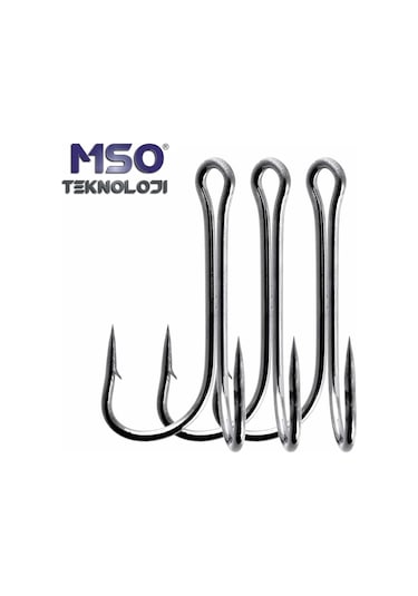 MSO Yüksek Karbonlu Çelik Ikili Balıkçılık Olta İğnesi