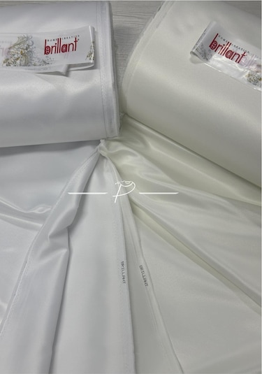 Brillant Güneşlik 1. Kalite Saten Lüx Atlas Saten Tüm Odalarda Kullanıma Uygun Krem