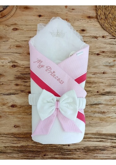 Pembe Bebek Kundağı Bebek Dış Kundak Battaniyesi Hastane Çıkışı Yenidoğan Hediyelik Anakucağı Pembe
