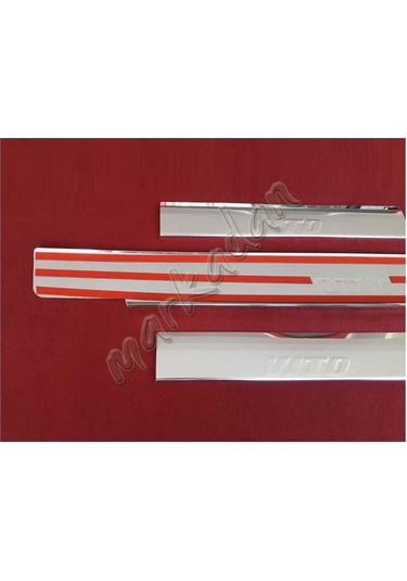 Db Chrome Mercedes Vito W638 Krom Kapı Eşiği 1996-2003 3 Parça P. (443485010)