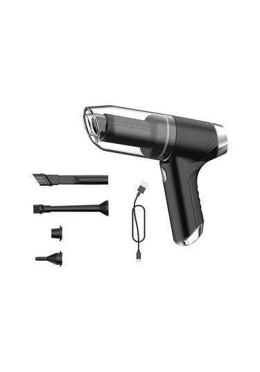 Suıtu St-6671 Kablosuz Araç Elektrikli Süpürge Küçük El Üfleme Ve Emme Çift Kullanım, Stil: Temel Model Siyah