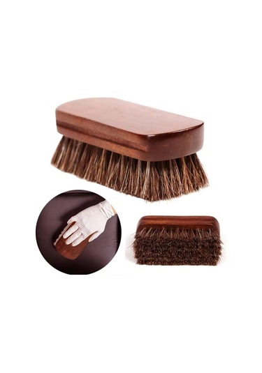 Autocher Küçük At Kili Deri Firçasi