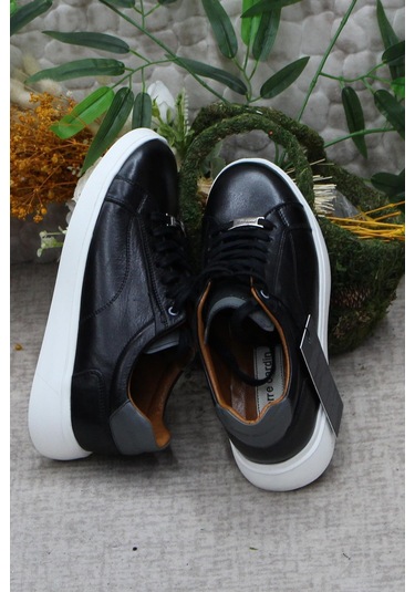 Pierre Cardin 63574 Siyah Ürün İç Ve Dış Hakiki Deri Erkek Ayakkabı Siyah