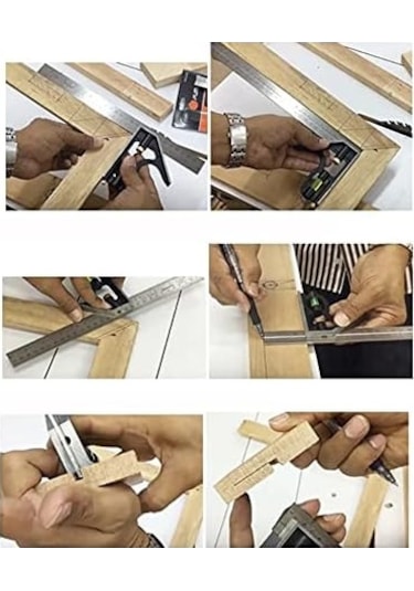 Magnusson Su Terazili Kombine Gönye 300 Mm