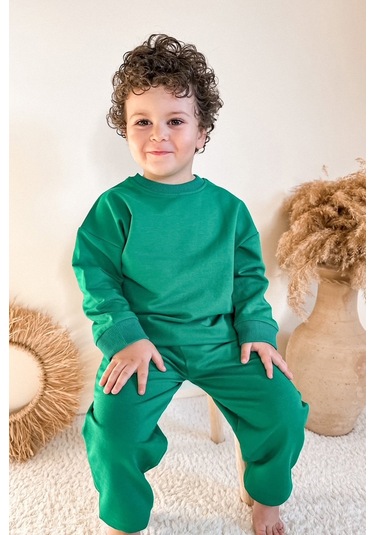 Babywom Basic Mevsimlik Eşofman Takımı- Yeşil