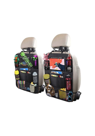 Singree Oksford Kumaş Araba Arka Koltuk Organizörü, Çoklu Cepli Saklama Çantası, Araba İçini Düzenlemek İçin Kolay Kurulum Tek Adet