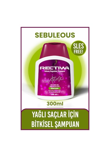Rectiwa İntense Yağlı Saçlar için Şampuan 300 ML