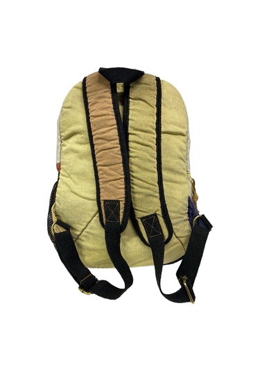 Kaliteli Vintage Disayn Sırt Gezi Çantası New Patchwork 5017 Koyu Kahverengi