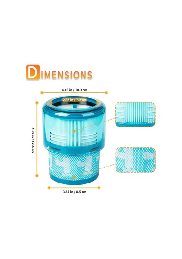 Yson G5 İçin Filtre Değişimi 2'li Paket Geliştirilmiş Temizlik