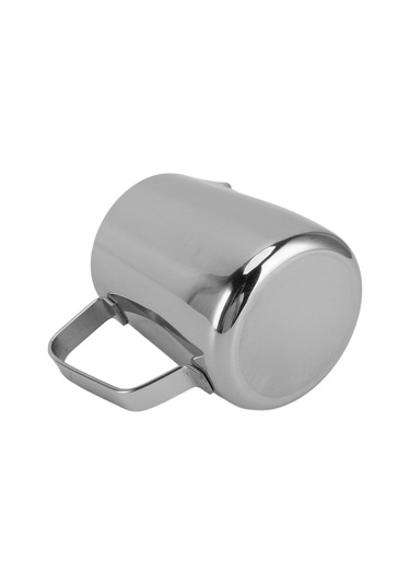 Geeroyoo Japon Stili 304 Çelik Süt Köpük Kavanozu - Kaliteli Latte Sanatı Ve El Yapımı Köpük İçin 350ml Gümüş Diğer