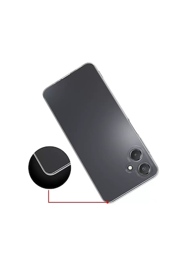 Noktaks - Samsung Uyumlu Samsung Galaxy A07 - Kılıf Şeffaf Soft Slim Fitt Süper Silikon Kapak - Şeffaf - T38295 Şeffaf