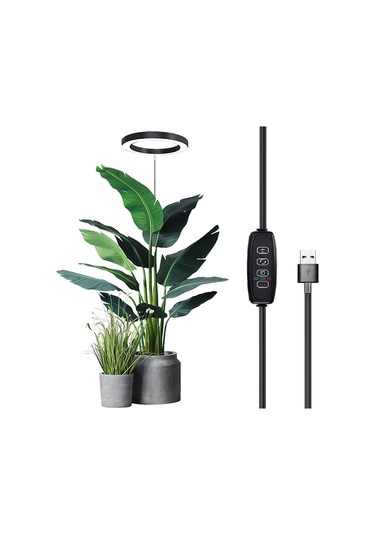 Skycity Bitki Büyüme Lambası - 72 Led Tam Spektrumlu, 10w Güç, 3/9/12 Saat Zamanlayıcı, 10 Seviye Aydınlatma Diğer