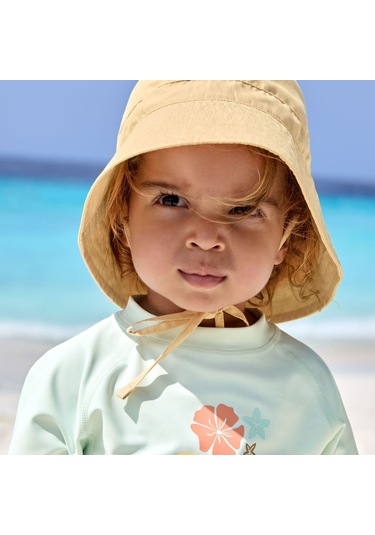 Lassig Flowers Uv Korumalı Uzun Kollu Mayo Tişört Sea Salt Beyaz