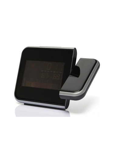 Youtek Lcd Renkli Ekranlı Hava Durumu Projeksiyon Saati - Zaman, Sicaklık, Nem Göstergeli Ve Uyandırıcı Fonksiyonlu Sessiz Saat Diğer