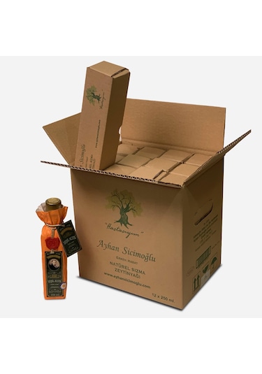 Ayhan Sicimoğlu Yeşil Altın Natürel Sızma Zeytinyağı 12 x 250 ML