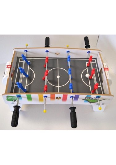 Matrax Oyuncak Futbol Turnuvası Ahşap Langırt - Seri No: 5406