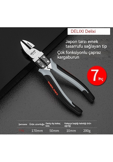 7 Dahil Olmak Üzere Anahtarlı Endüstriyel Sınıf Mengene