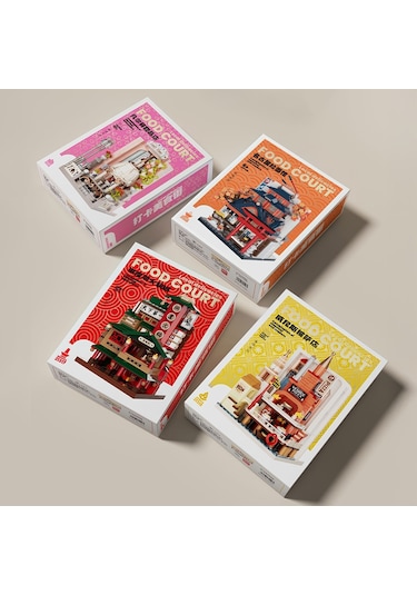 Balody Lezzet Sokağı Japon Lokantası Bl21320 Mini Blok Yapı Oyuncakları Seti