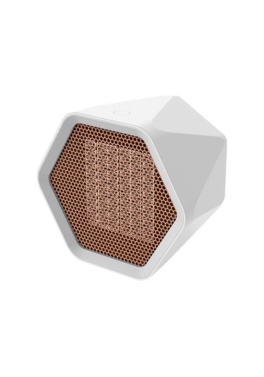 Flybuy Mini Uzay Isıtıcı, 600w, 2 Vites, Beyaz, Kompakt, Taşınabilir Masa Isıtıcı