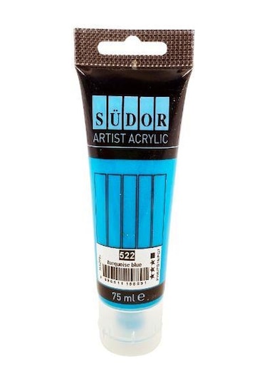 Akrilik Boya 75 Ml Renk Seçenekli 1 Adet Monalisa 75 Ml Akrilik Boya Tüp 1 Adet Turquoise Blue