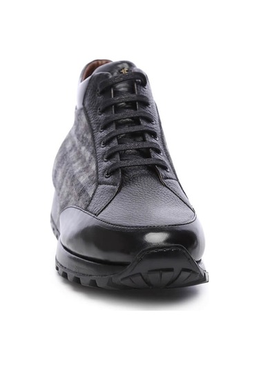 Tamer Tanca Erkek Hakiki Deri Siyah Casual Bot 477 49407 B Sp Erk Bot Sıyah Bfl/syh Teks Siyah