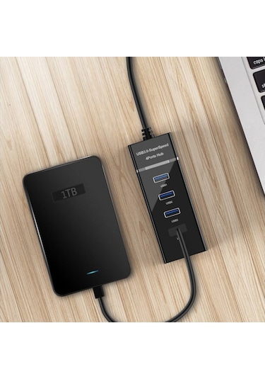 4 Portlu Süper Hızlı Usb 3.0 Çoklayıcı