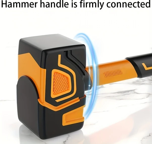 Willowhaven Büyük Dayanıklı Kauçuk Çekiç - Yapı, Tadilat Ve Endüstriyel Tamir İçin Ergonomik Sap