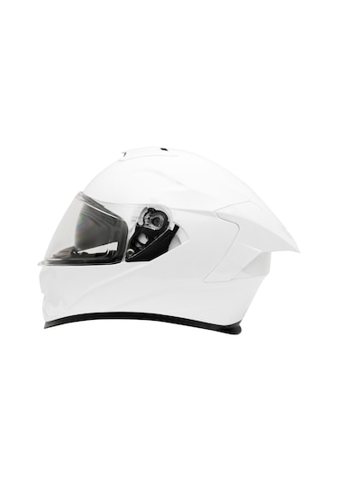 My Helmets Mks001-pw Yarış Spoiler Güneş Vizörlü Şeffaf Full Face Motosiklet Kaskı Çok Renkli