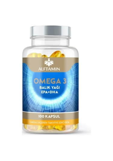 Alftamin Omega 3 Epa+Dha Takviye Edici Gıda 100 Kapsül